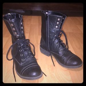 FINAL DROP B4 DONATED Black combat boots